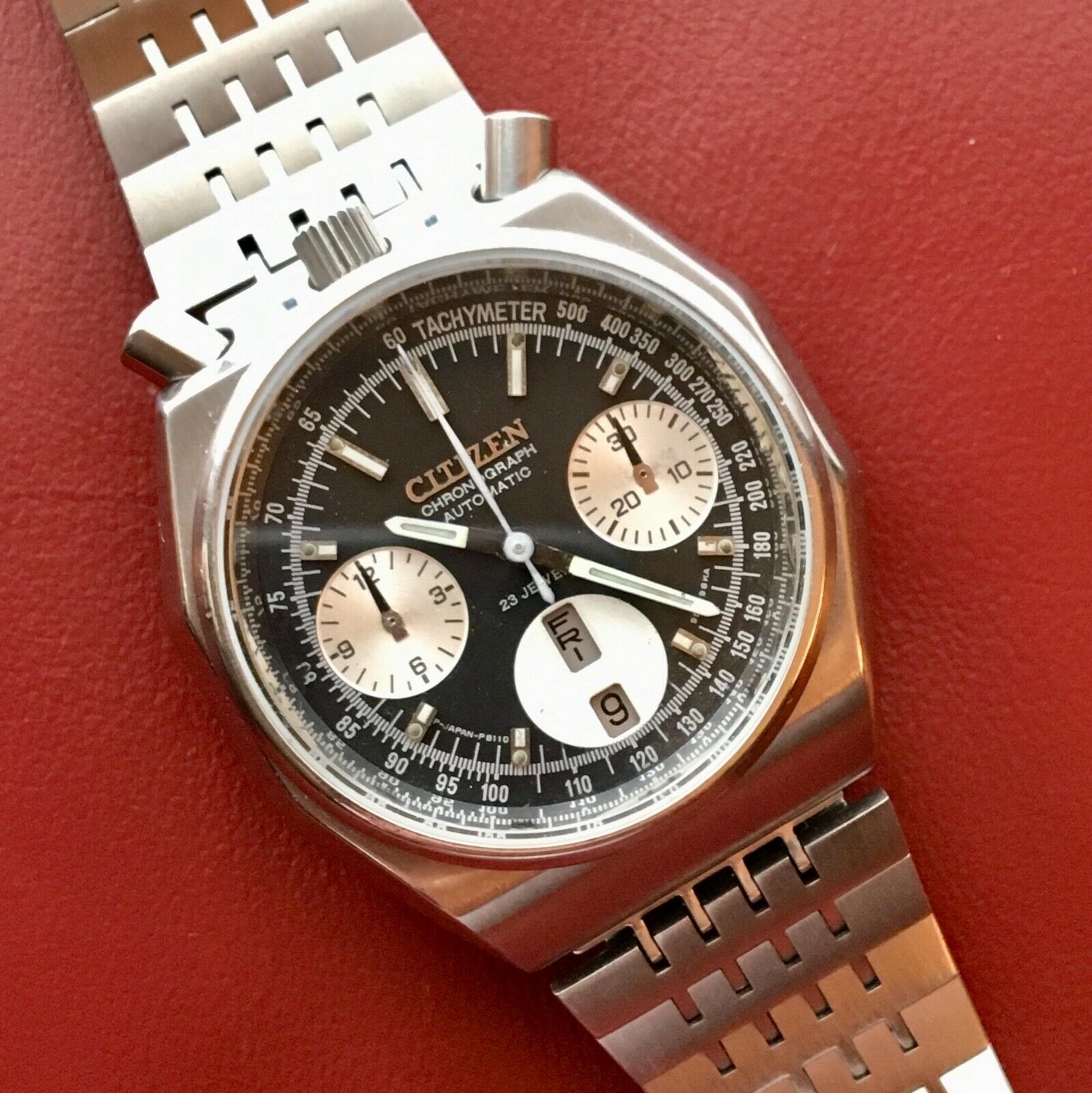 Citizen Bullhead Octagon Time Challenger Reverse Panda