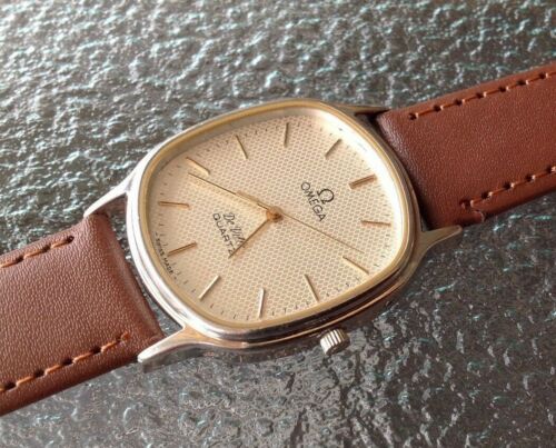 Mens Vintage OMEGA De Ville Quartz Cal 1336 In Stainless Steel