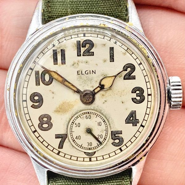 [WTS] Serviced WW2 Era Military Issue Elgin Order Dept. Radium Dial ...