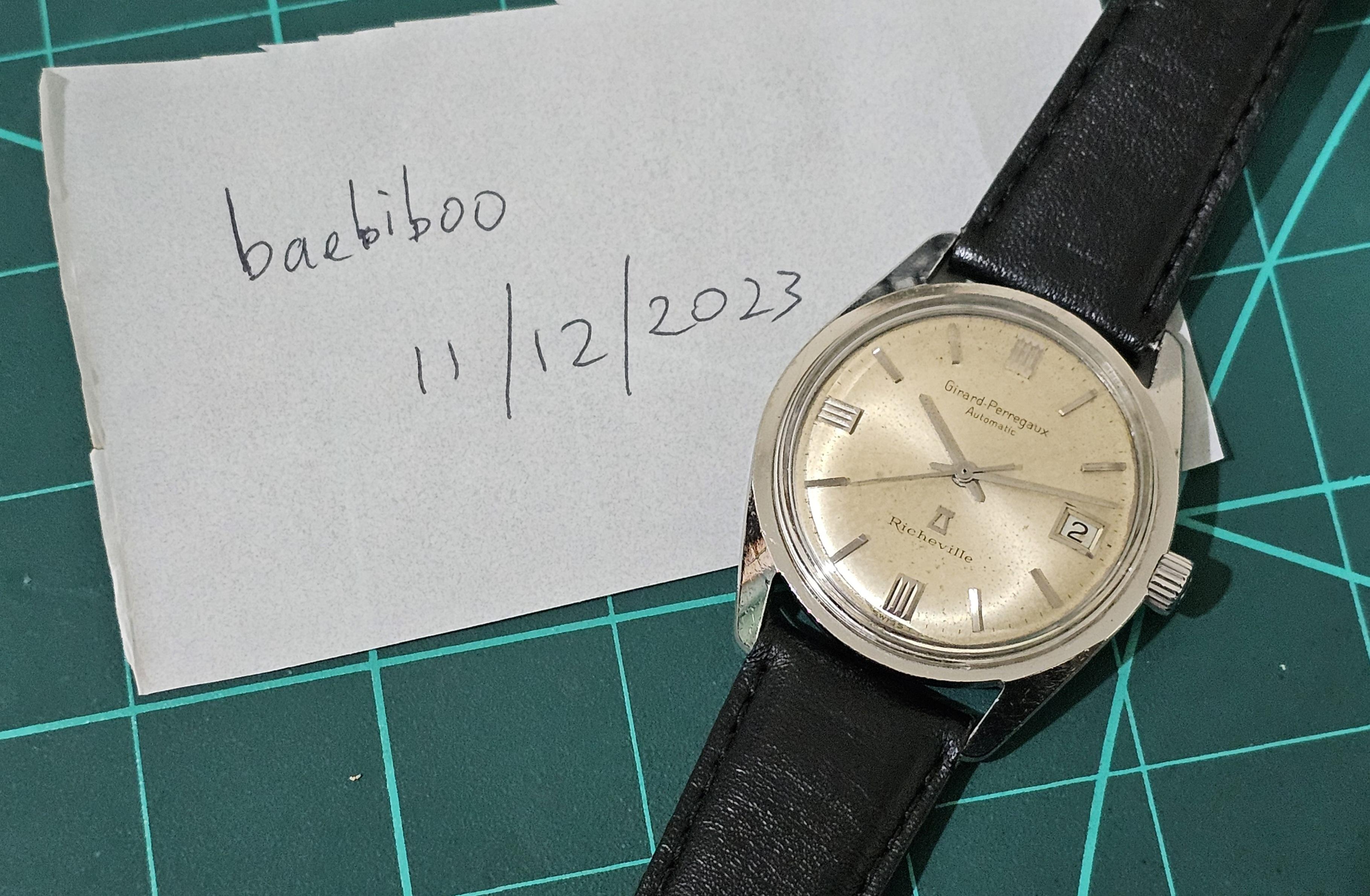 WTS Vintage Girard Perregaux Richeville ref. 8445 Needs service