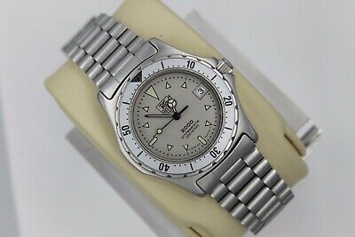 Tag Heuer 972.013 Gray 2000 SS Watch Women Men Midsize Sport