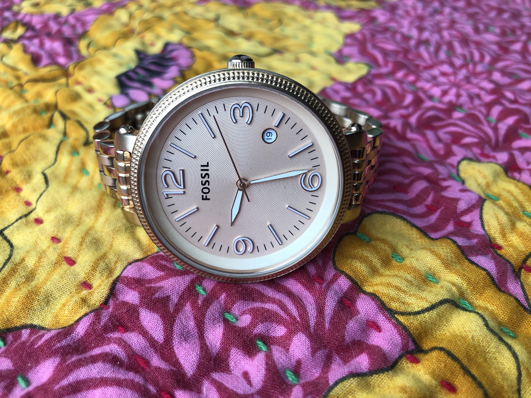 Fossil deals heather watch