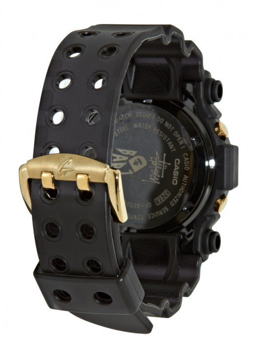 g shock frogman stussy x bape