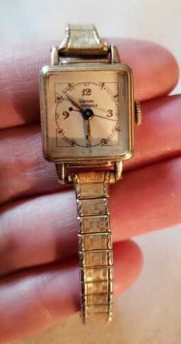 1940s VINTAGE GIRARD PERREGAUX LADIES WATCH 17 JEWEL SWISS WIND