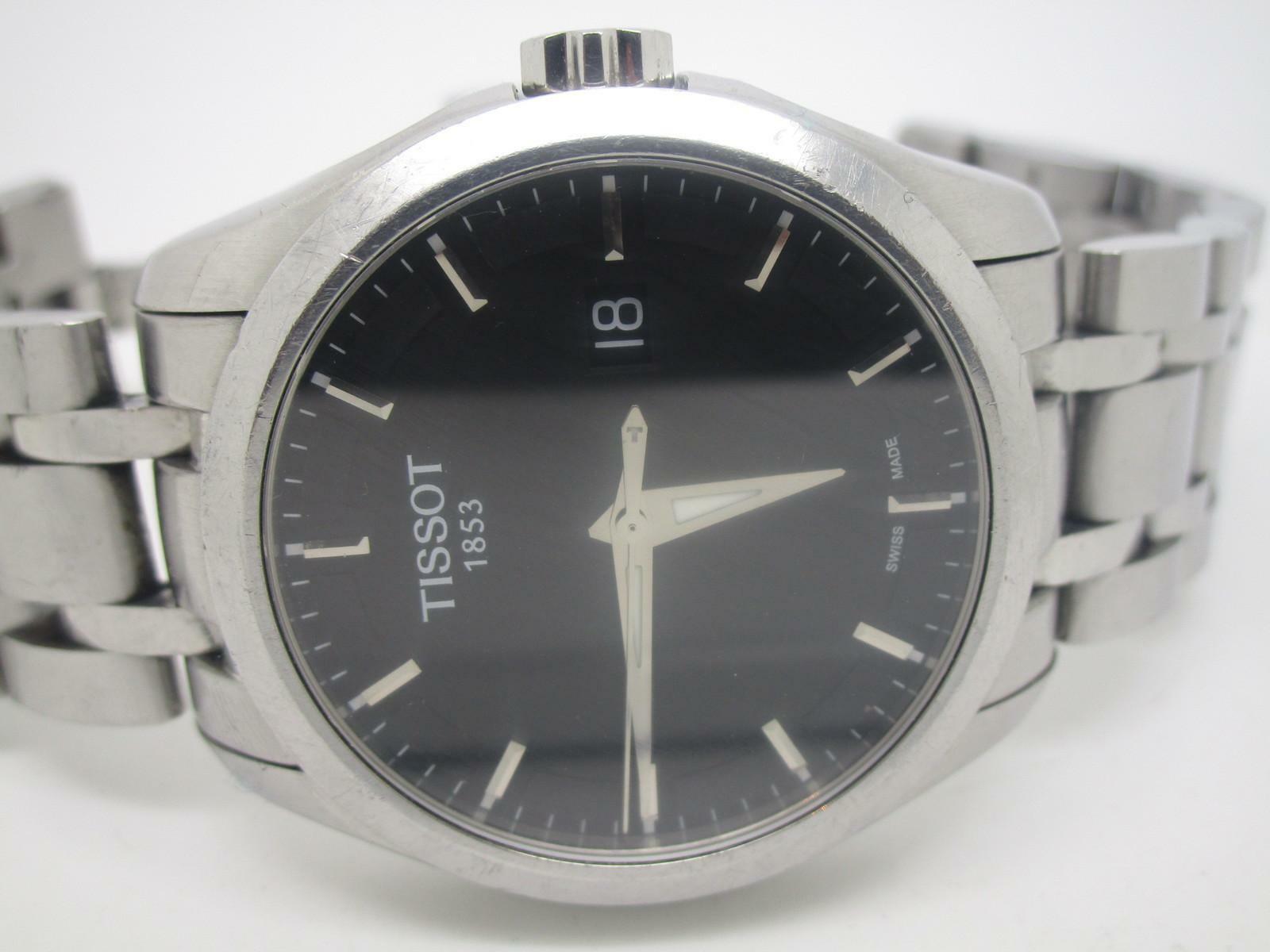 Tissot Couturier T035410A Sapphire Black Stainless Steel Swiss