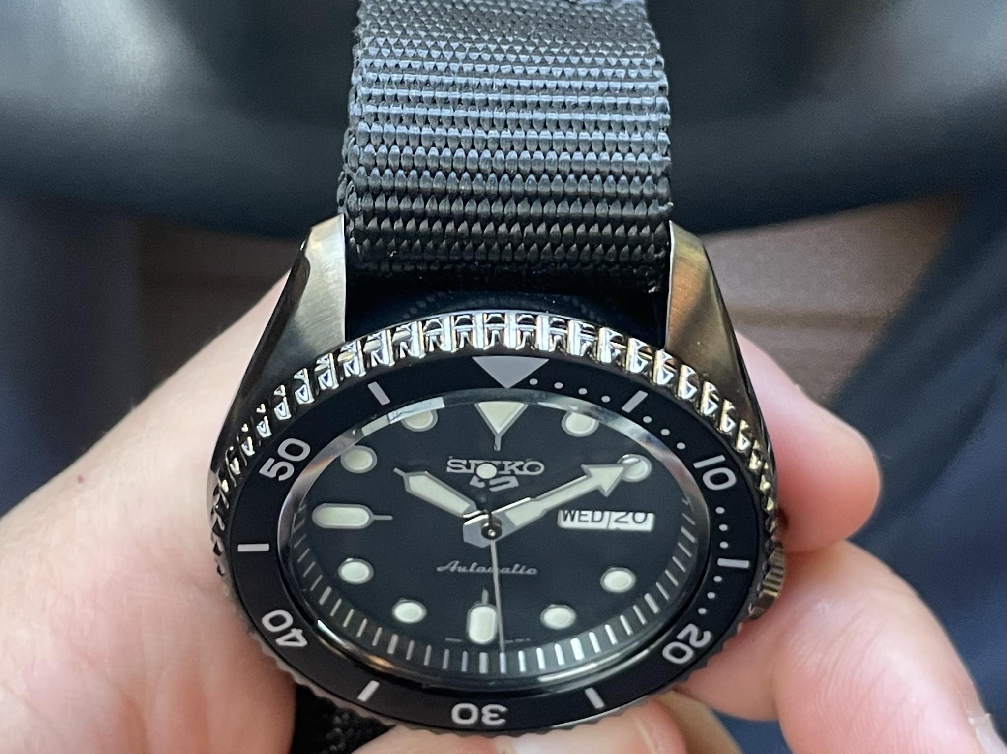 WTS] Seiko 5 SRPD91 - Blackout | WatchCharts Marketplace