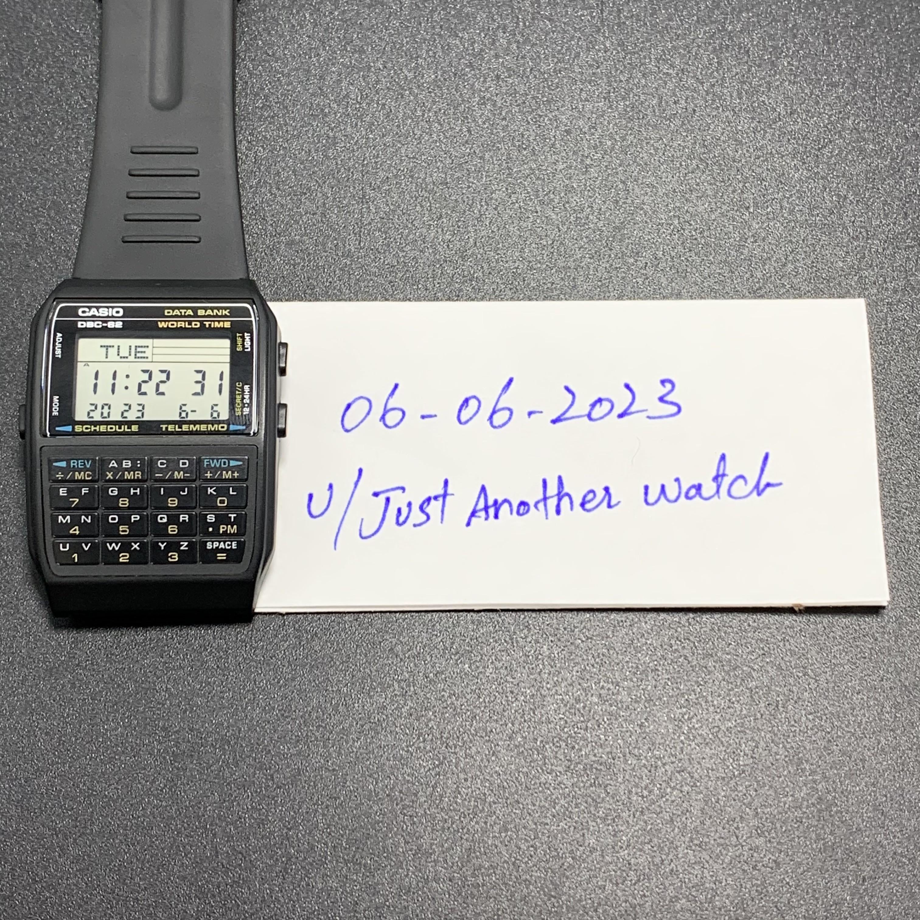 CASIO DBC-62 ブラック デジタル腕時計 Casio Dbc-62 Mens Wrist Watch,personalized Wrist Watch,custom