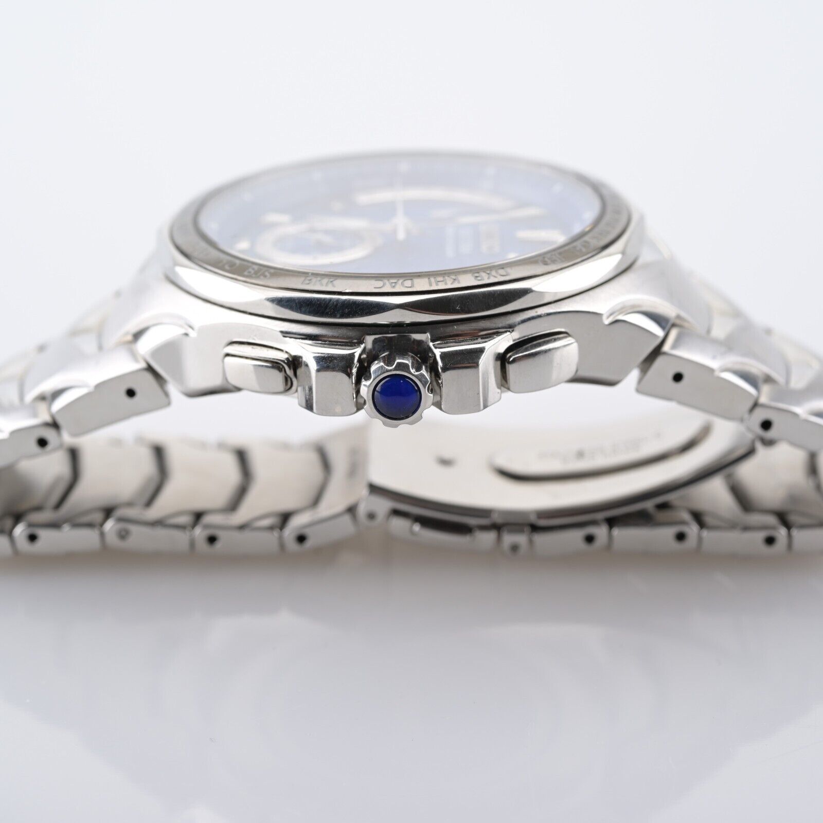 【超希少】 SEIKO COUTURA 8B63-0AK0 稼働品 美品 Seiko Coutura 8B63-0AK0 Radio Sync Solar Day Date 44.5mm Blue