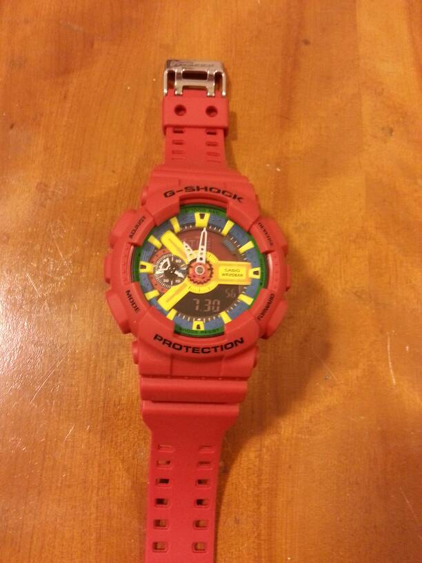 Red Fun Color GA110 GShock | WatchCharts