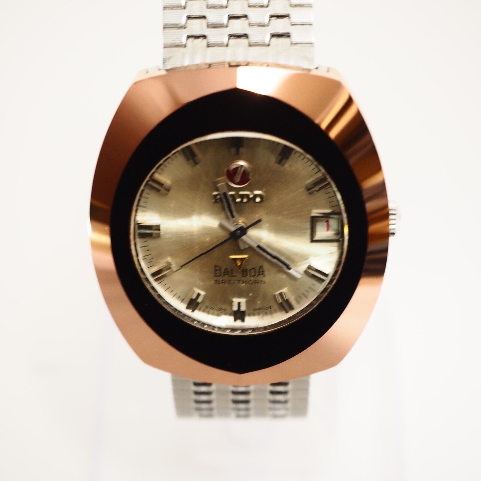 RADO balboa breithorn 自動巻き カットガラス 腕時計