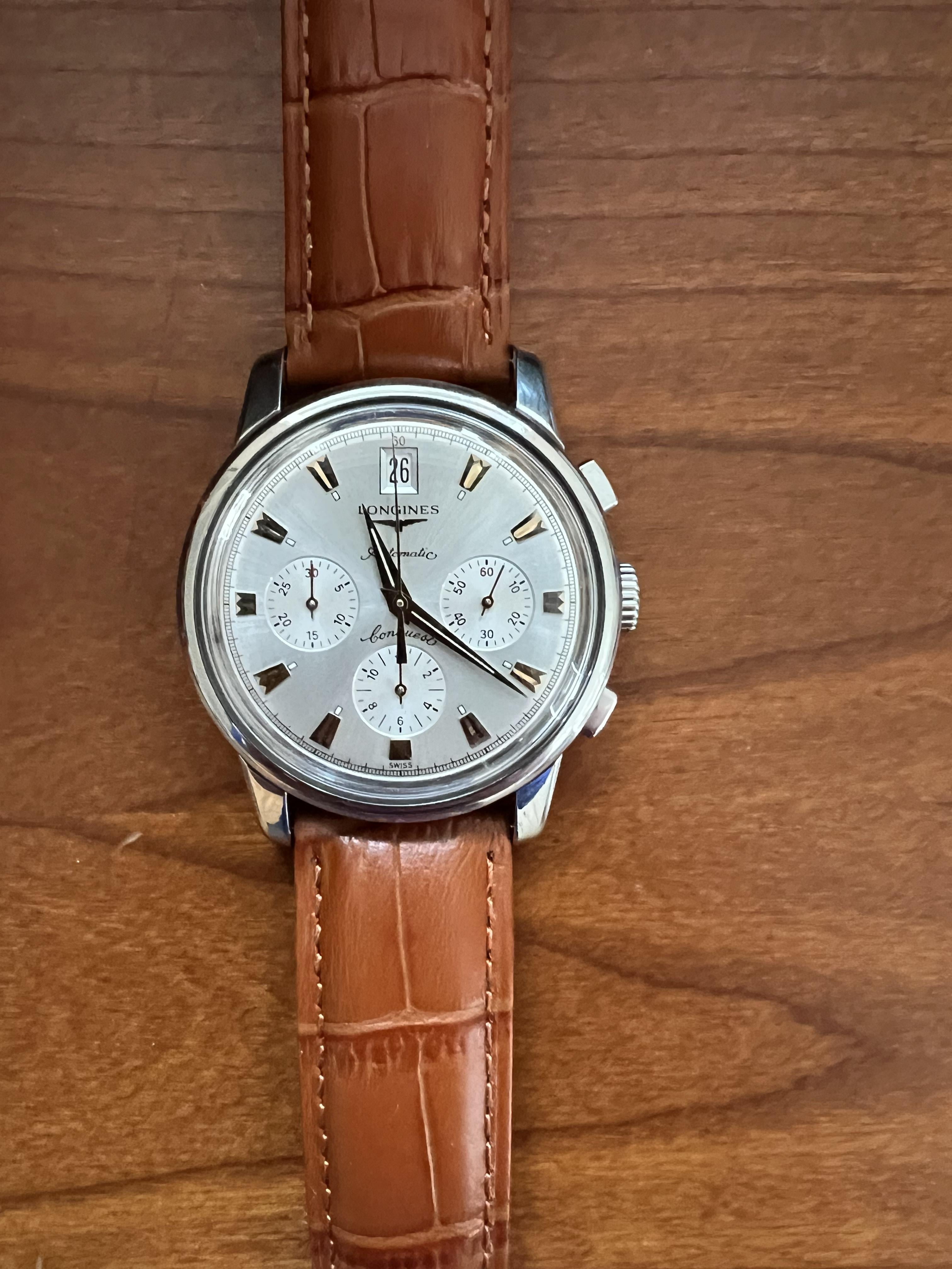 Longines conquest heritage online chronograph