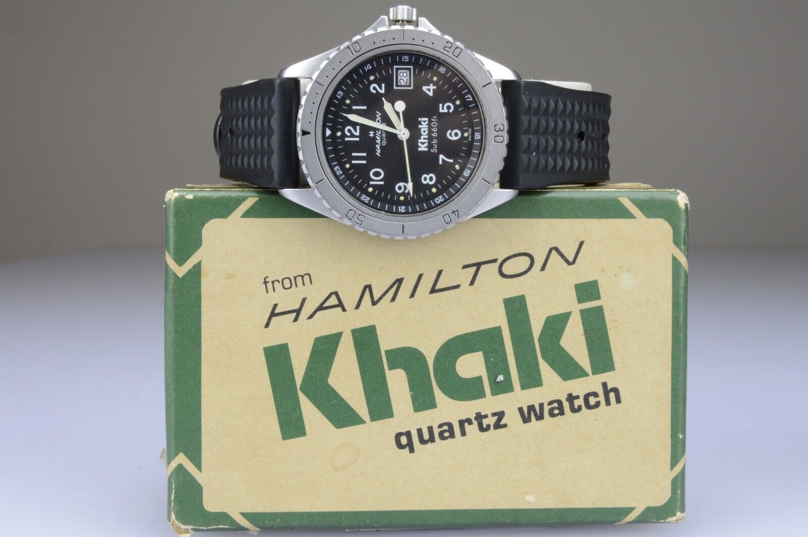 ハミルトン カーキサブ Khaki Sub 660ft レア HAMILTON ハミルトン
