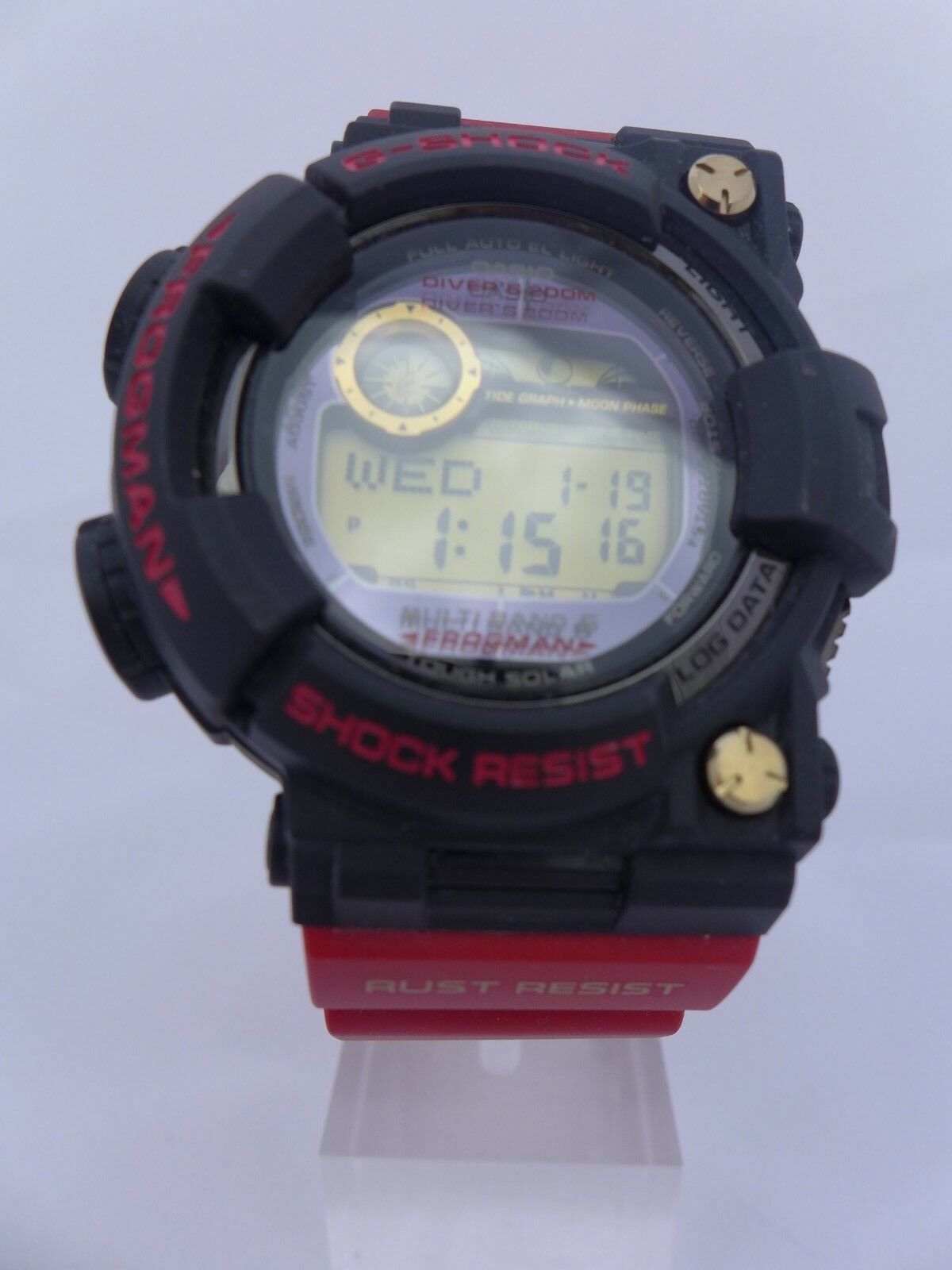 Casio G-Shock GWF-T1030A-1jr Rising Red Frogman Titanium (only 300 