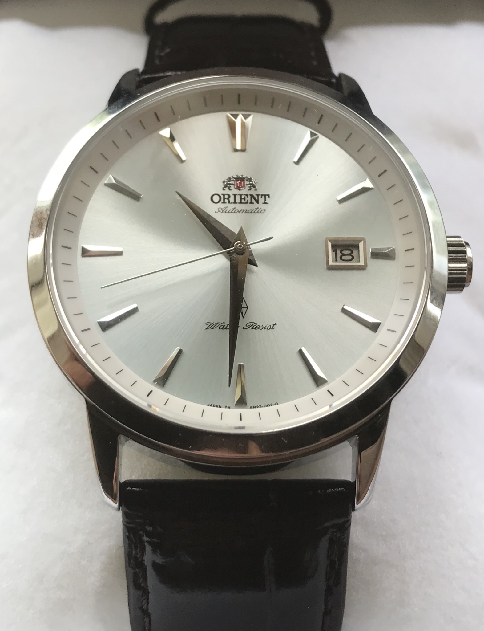 Montre ORIENT MAKO Solaire - Réf RA-TX0203S10B - Homme - Acier Inox - Cadran Blanc 42 Mm - Neuf Avec Boîte