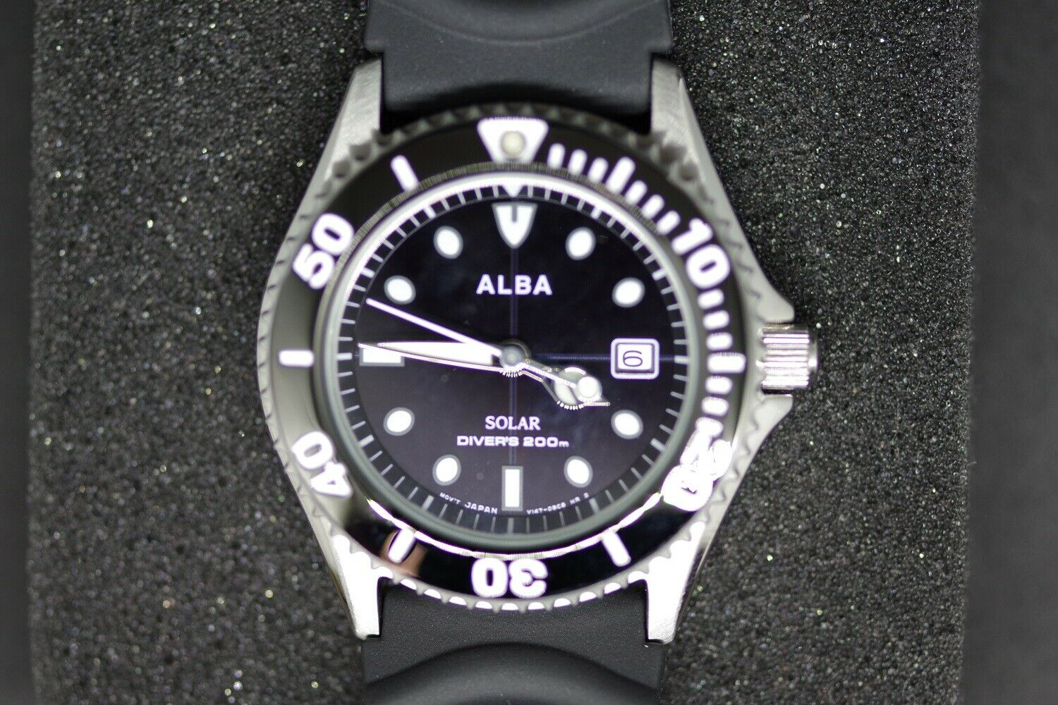 alba solar dive watch