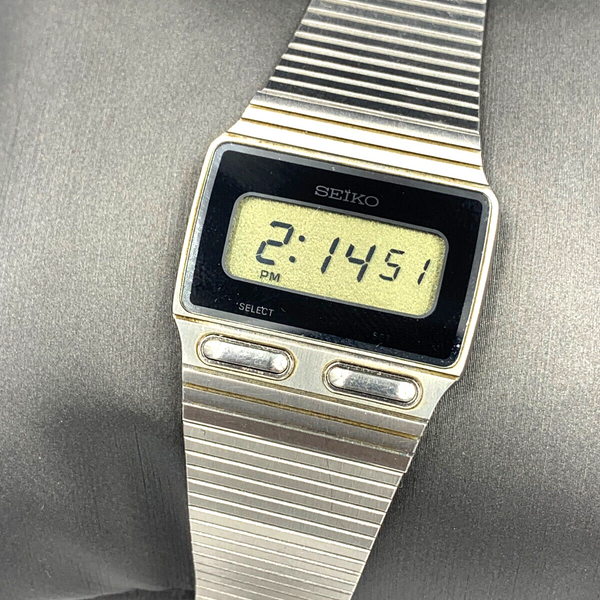 Seiko Watch Digital F231-4019 LCD Digital Good Condition 1980s