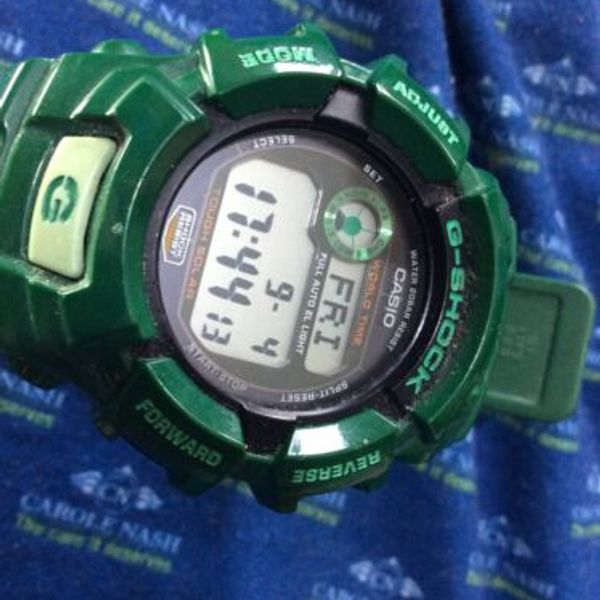 Casio G Shock G2300 Gr World Time Men’s Watch,hardly Worn Boxed Patent ...