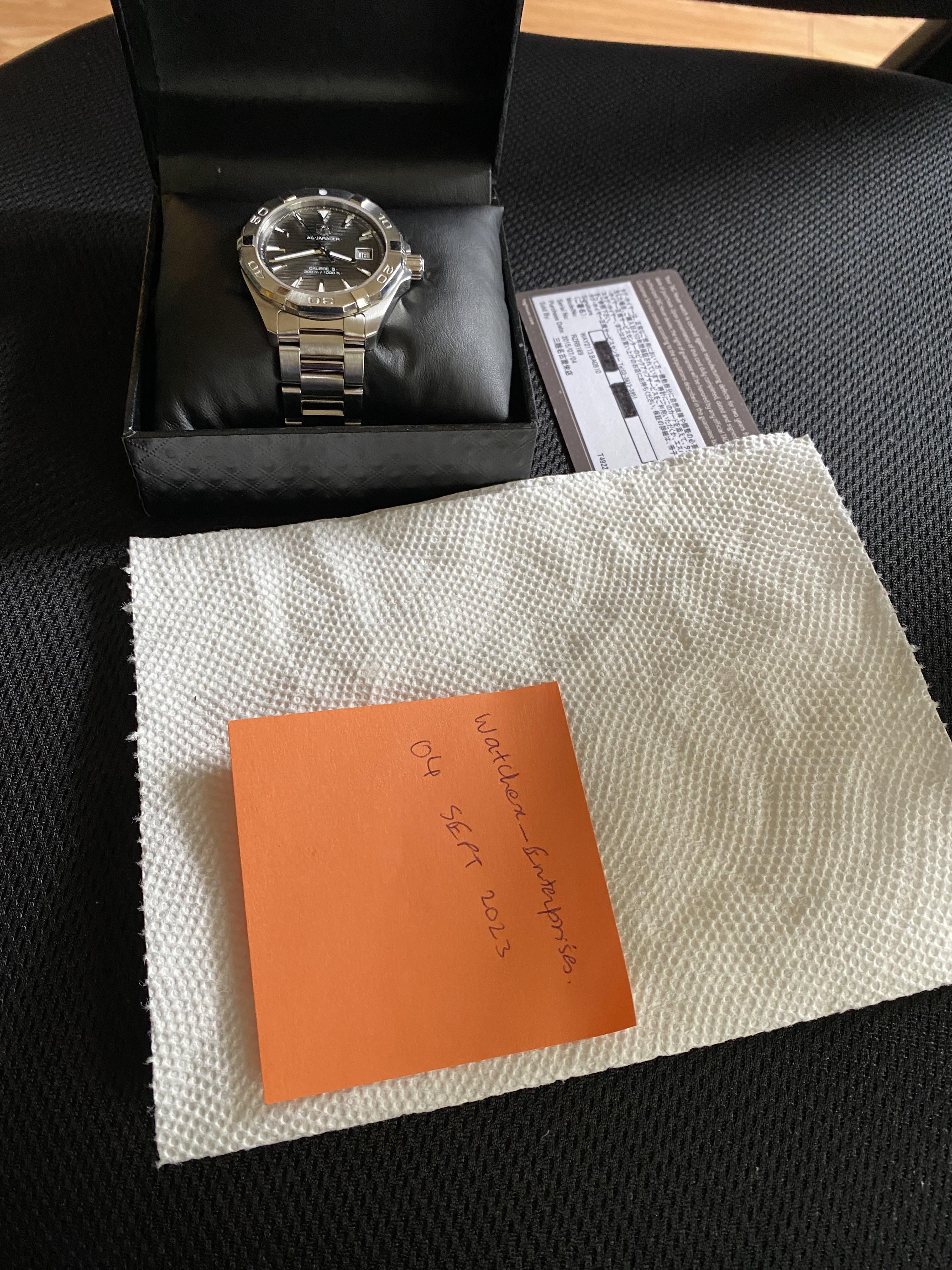 WTS Tag Heuer. Aquaracer. Calibre 5. Automatic. Grey Dial