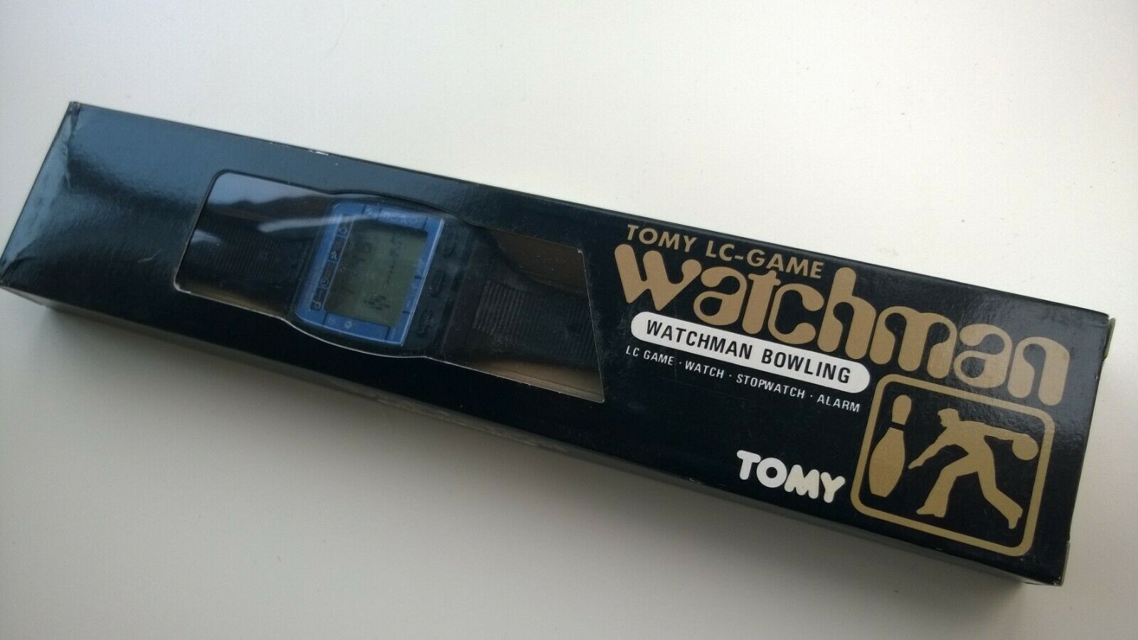 Tomy Watchman Bowling Vintage LCD Digital Game Watch -Gen