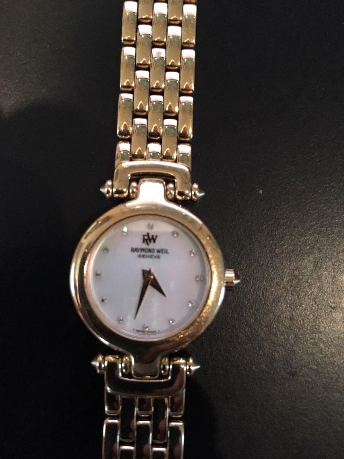 時計 Raymond Weil 18K Gold Women's Watch Raymond Weil Gold Womens Watch Model 5868 A994841 Excellent