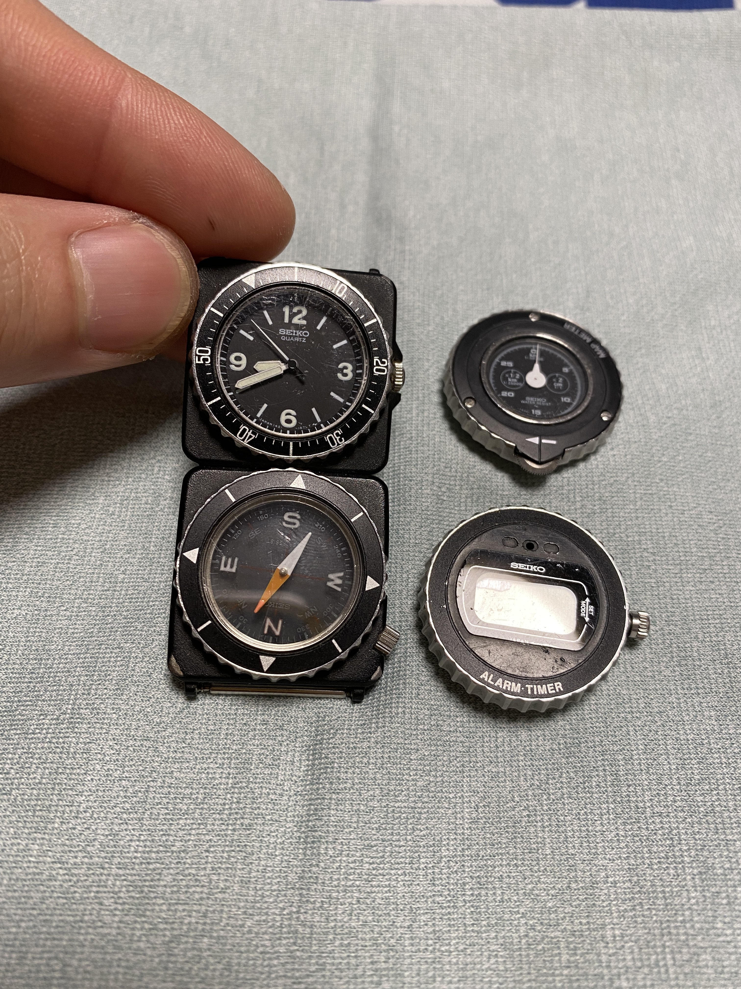 FS: RARE Seiko Contra 2C21-0080 Field Master Watch , Complete set of four  accessories | WatchCharts
