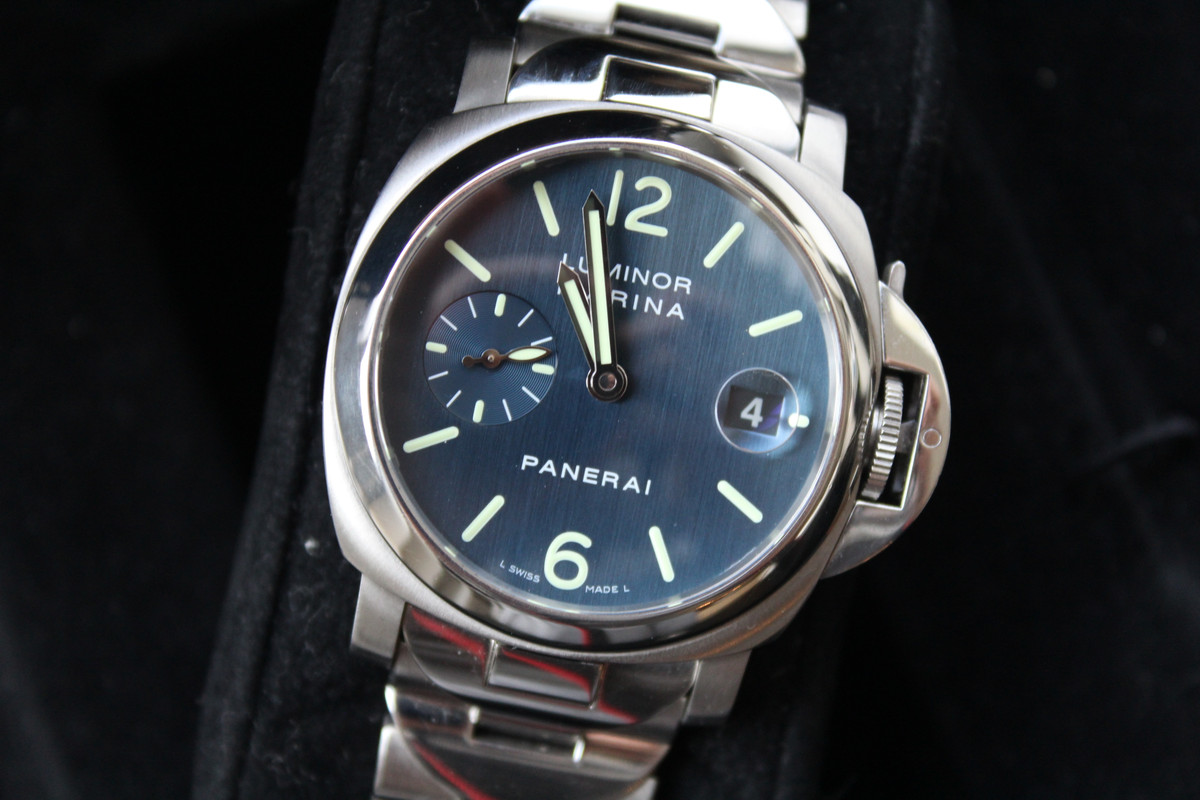 FS Panerai Luminor Marina PAM 120 40mm w Boxes Papers