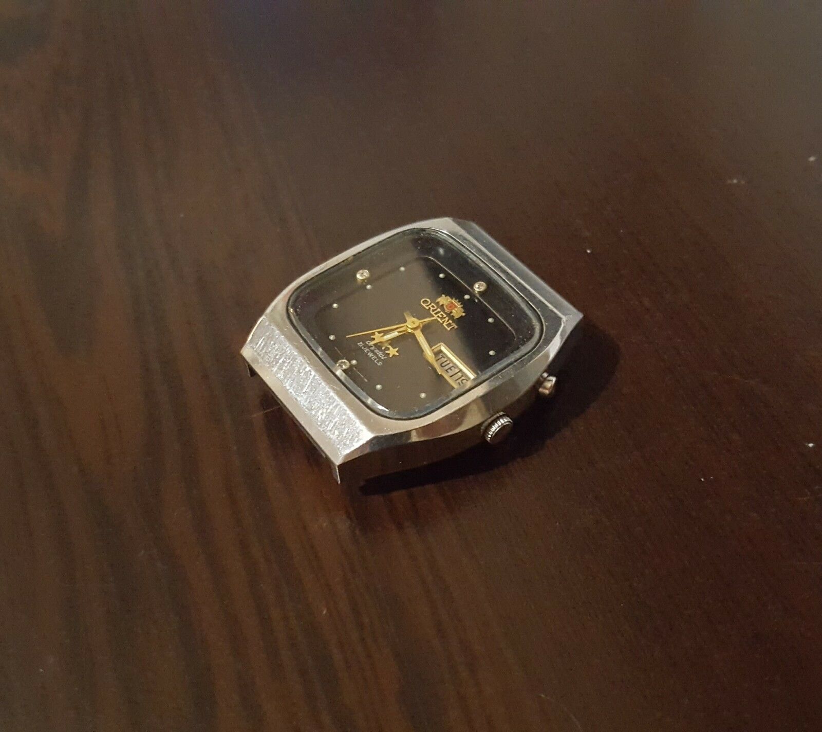 Vintage Japan Men's Watch Orient Crystal 21 Jewels Automatic