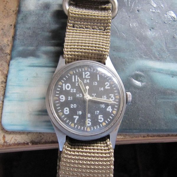 Original Hamilton US Military Watch H 3 Vietnam? Radium HAU ...
