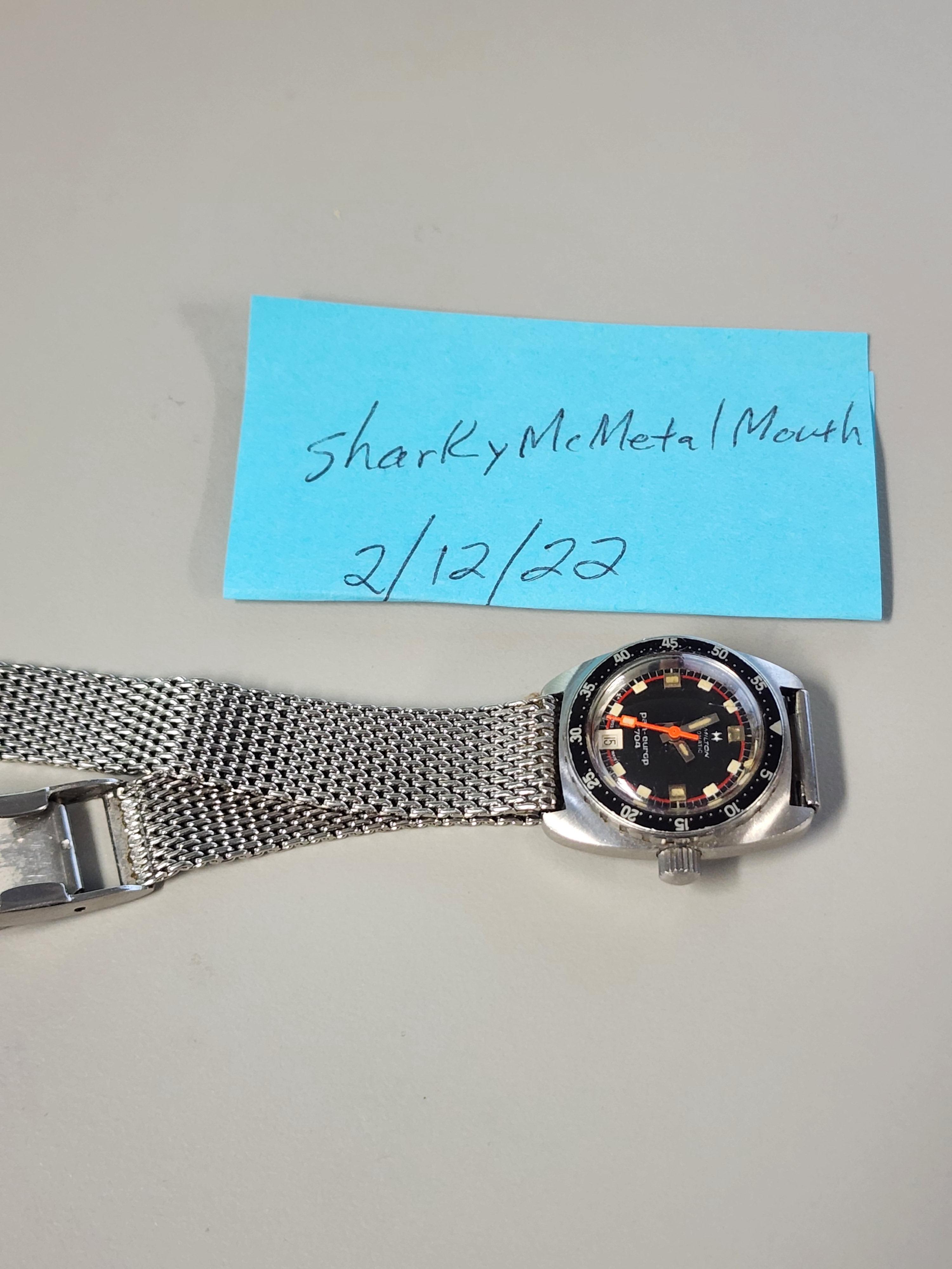 WTS] Hamilton 1970s Pan Europ 704 self-winding dive watch