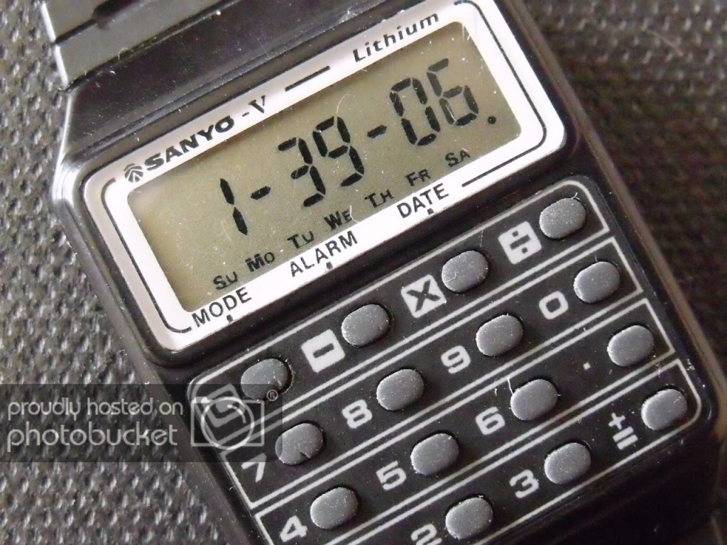 FS Vintage Sanyo V wrist calculator