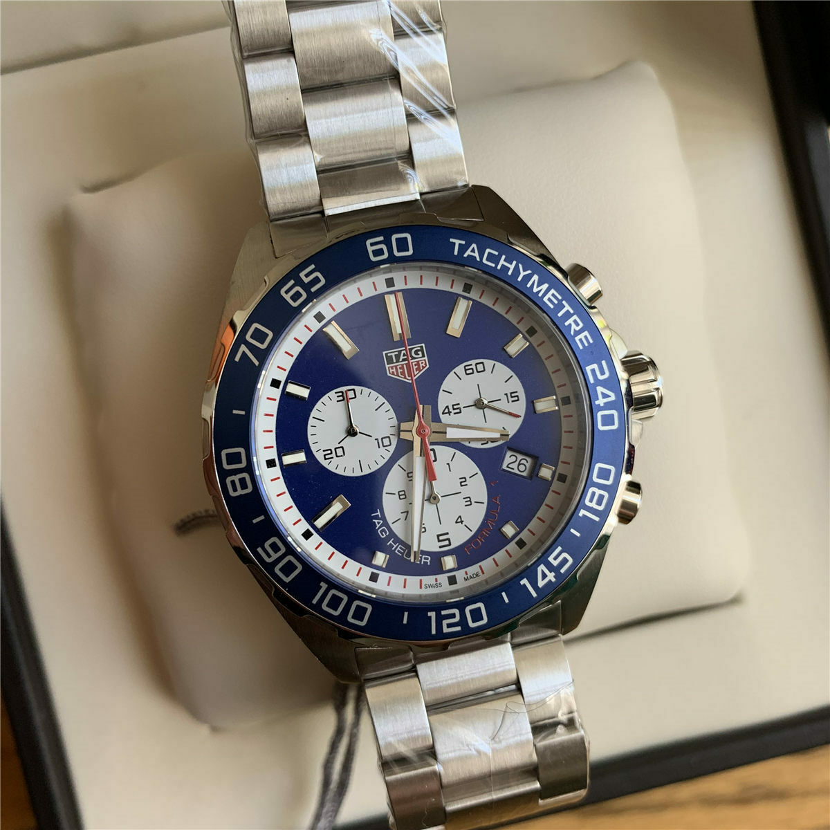 Tag Heuer Formula 1 CAZ1018.BA0842 Chronograph Blue Dial 43mm