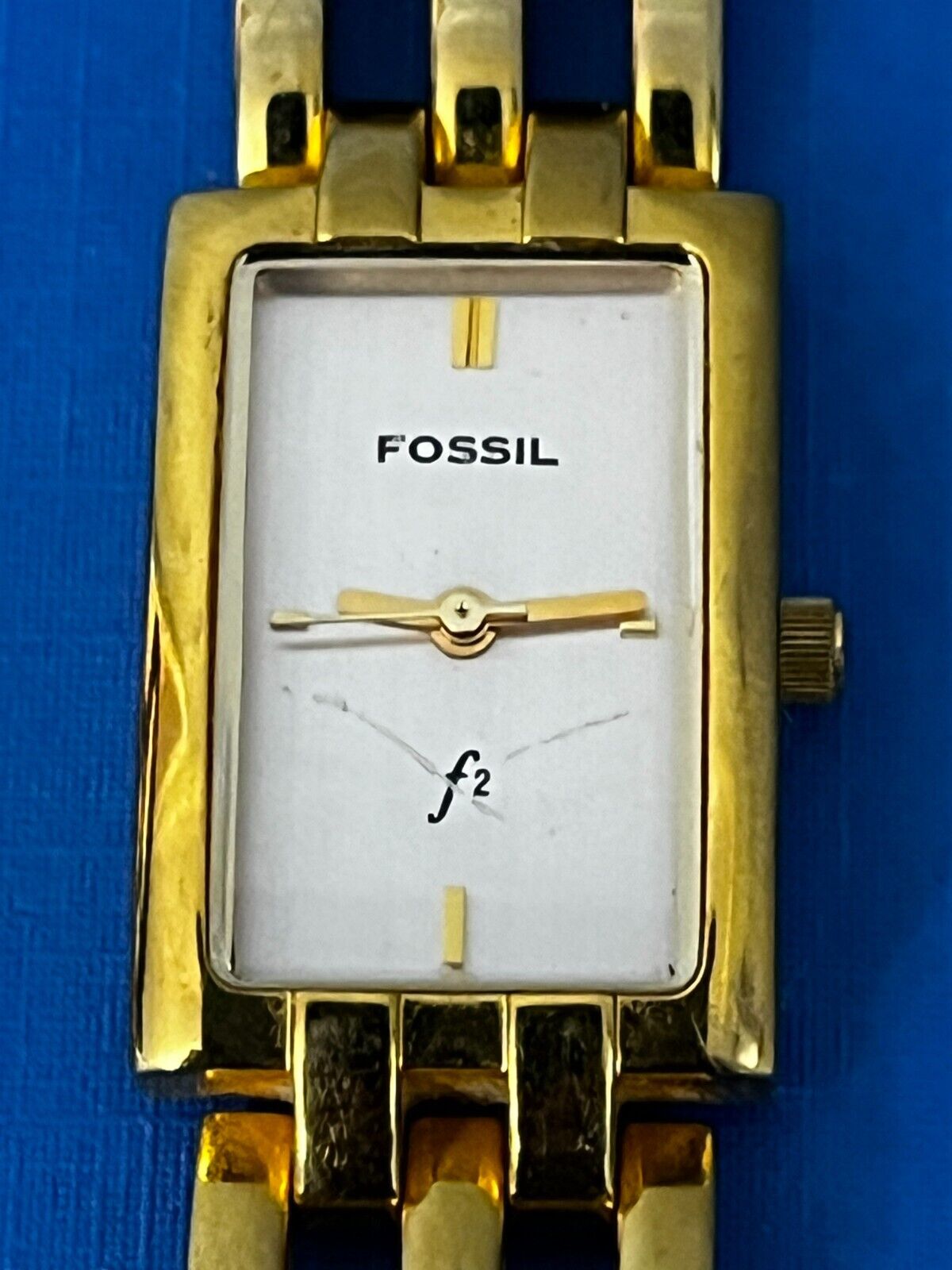 Fossil f2 watch gold hotsell