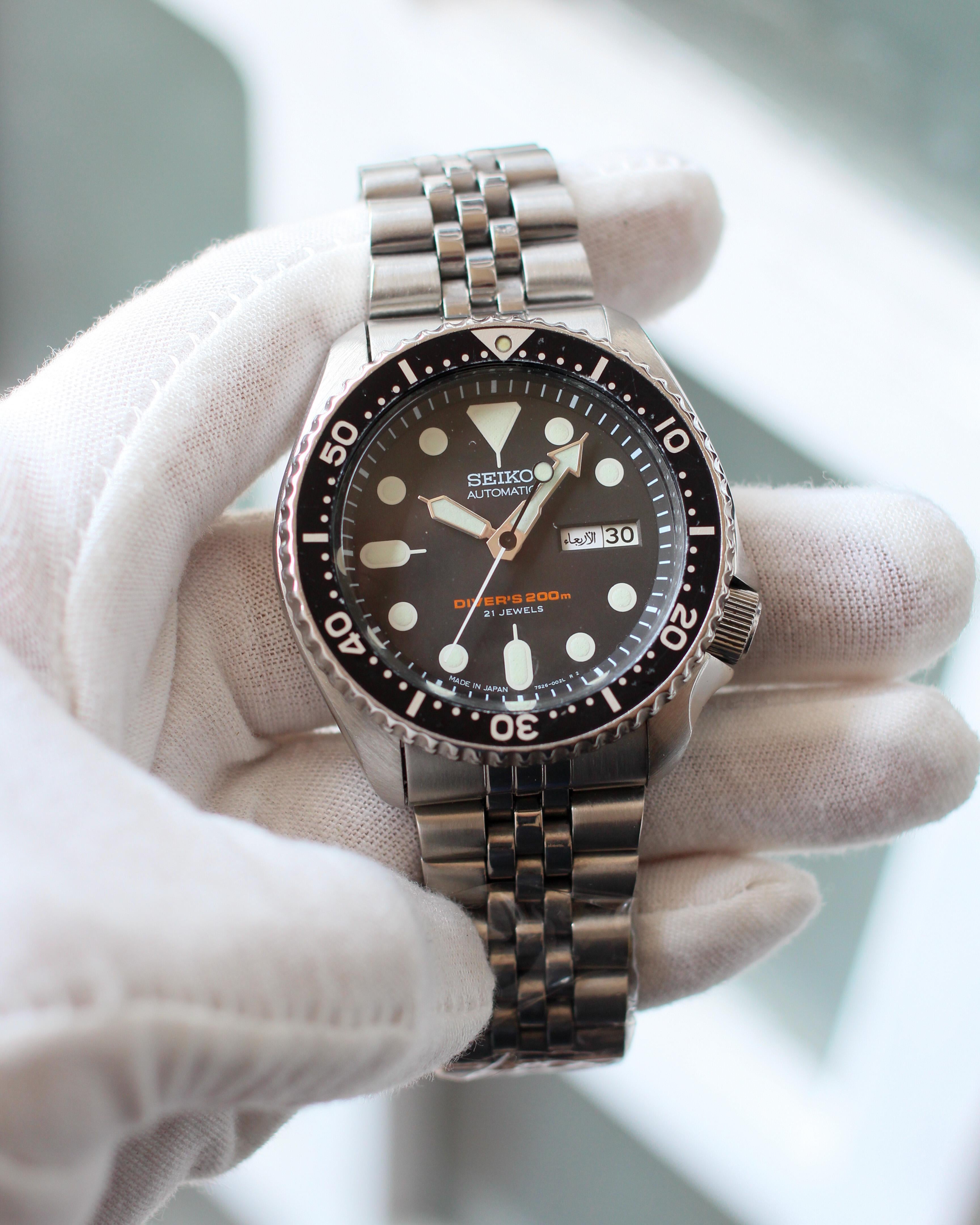 安いそれに目立つ 【SEIKO】SKX-007J 7S26-0020 希少 国産モデル