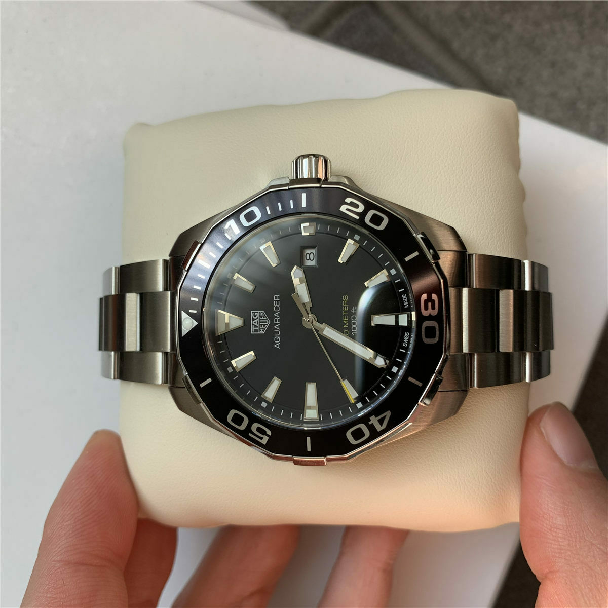 tag heuer aquaracer 43mm quartz