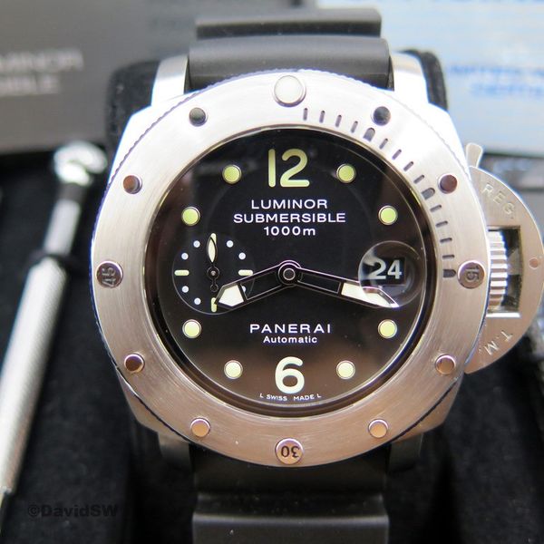 FS: Panerai PAM 243 LUMINOR 1950 SUBMERSIBLE 1000M AUTOMATIC-K SERIES ...