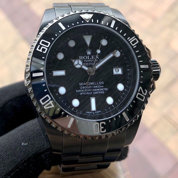 FS: Rolex Sea-Dweller Deepsea 116660 Venom All Black PVD / DLC Papers ...