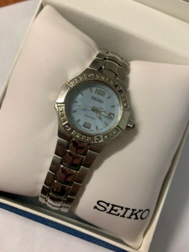 Seiko 7N82 0CG0 Women s Stainless Steel Coutura Watch Diamond