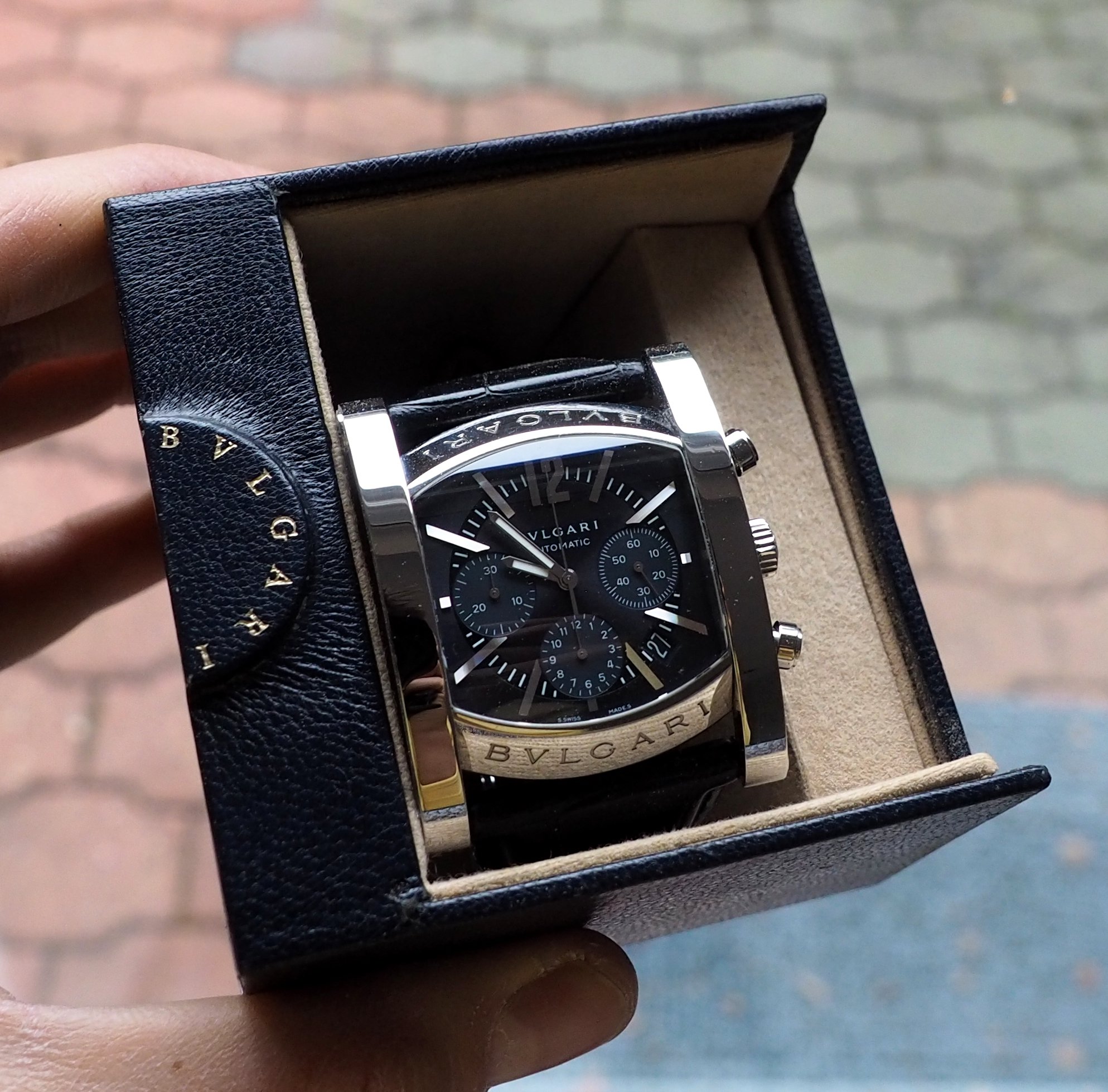 1,450 USD] [EU] BVLGARI Bulgari Assioma Chronograph AA44SCH