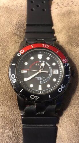 Seiko Indicator Kinetic Diver 100m 5M62 0BP0 New Capacitor Working