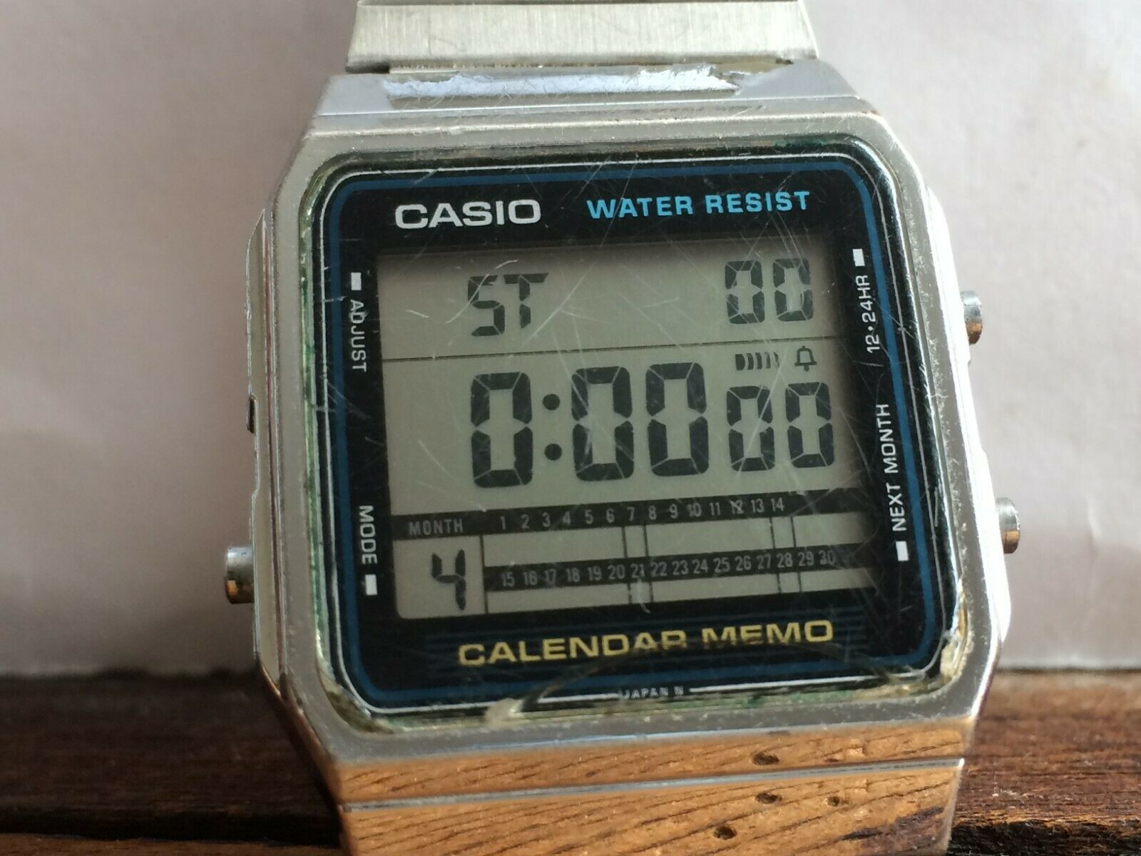AUTHENTIC Nice Vintage Gents CASIO A280 CALENDAR MEMO Digital