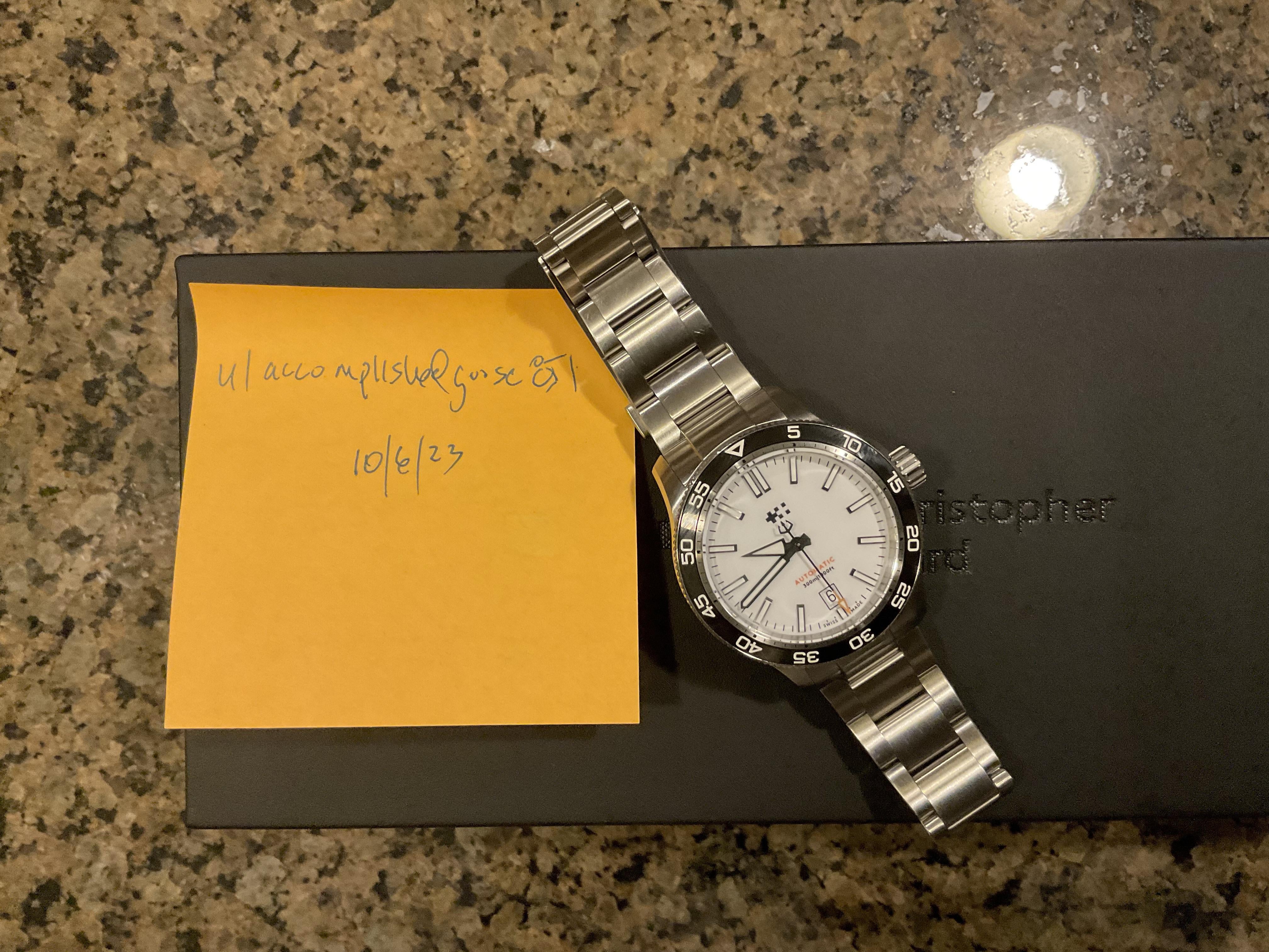 WTS] Christopher Ward C60 Trident Pro 300 40 mm Blue