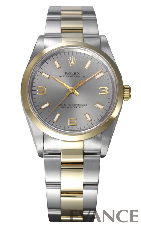 Used Rolex Oyster Perpetual 14203 Gray A No. Men s Watch