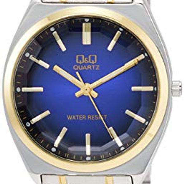 [Citizen Q & Q] Watch Analog Waterproof Metal Band QB78412 Men's Blue