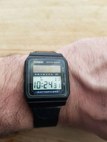 casio batteryless watch