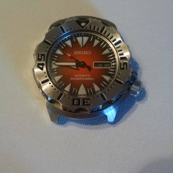 FS: Overbanked Modded Seiko Monster | WatchCharts Marketplace