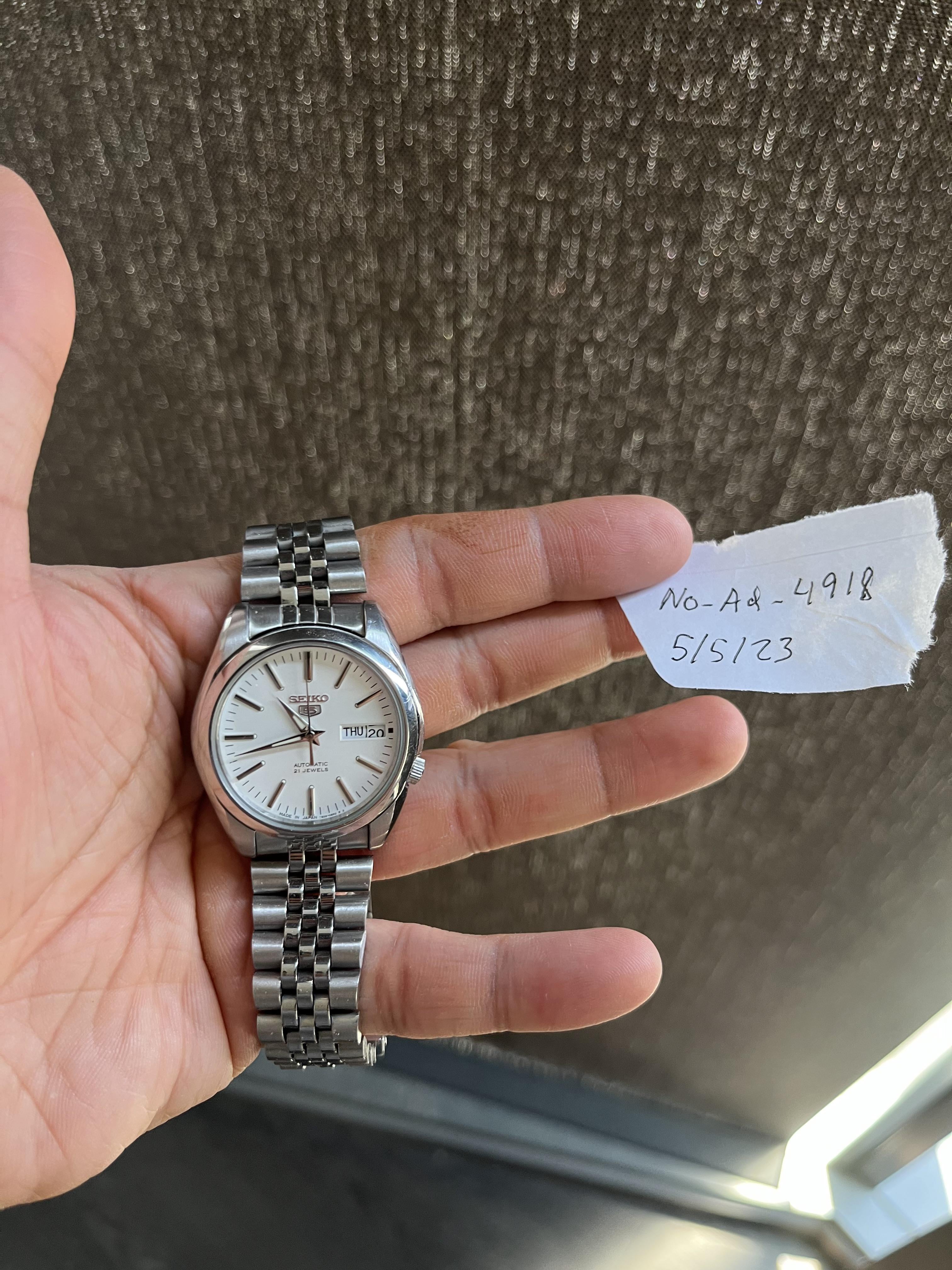 WTS] Seiko 5 SNKL41J1 with aftermarket jubilee - $85 shipped