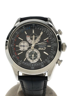 USED SEIKO Chronograph 7T86-0AE0 Black Limited Edition ANA Black