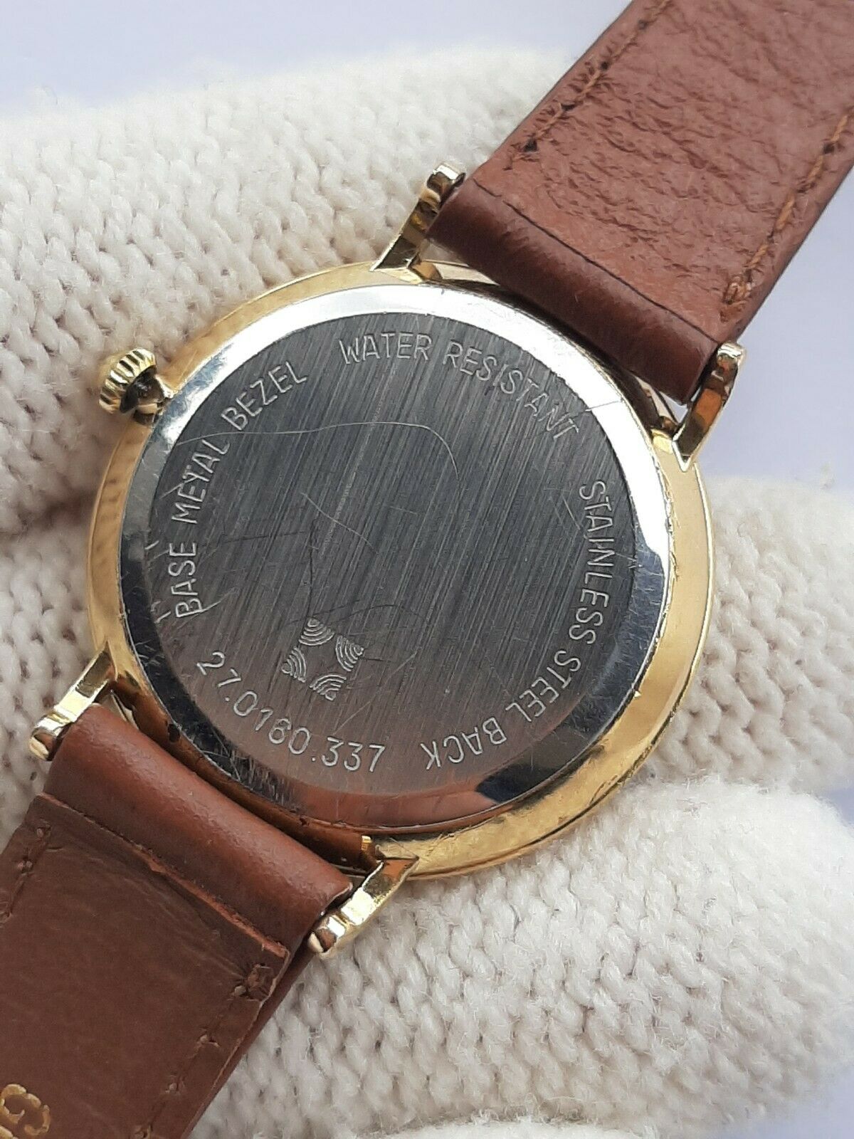 ZENITH WATCH COSMOPOLITAN 27.0160.337 QUARTZ DATE MENS 34mm SWISS