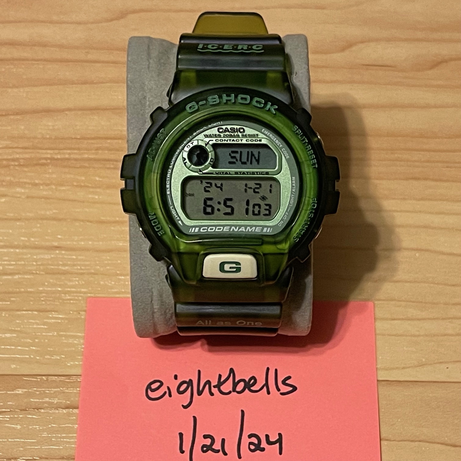 WTS] Casio G-Shock DW-6910K-3T ICERC Dolphin Whale Custom Jelly