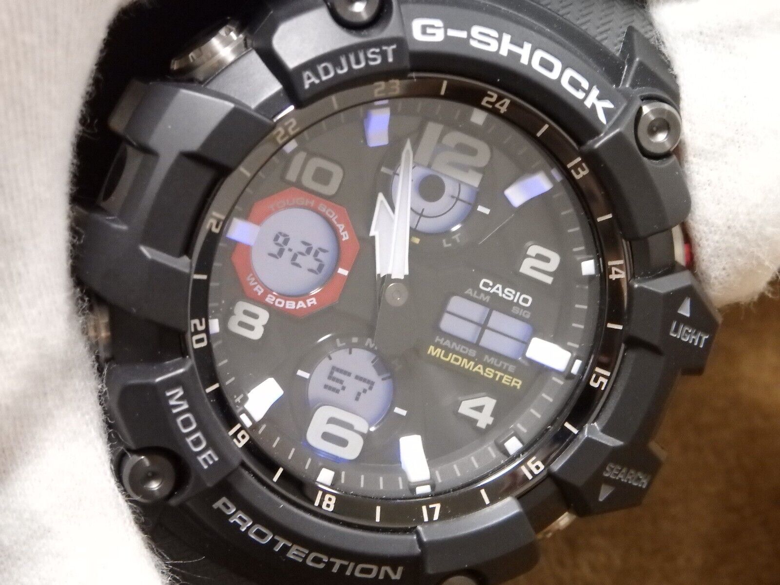 CASIO G-SHOCK MUDMASTER GWG-100-1A8JF Black&Red Tough Solar